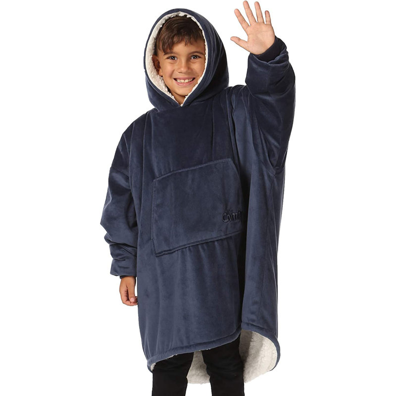 The Comfy Original Jr Microfiber Wearable Blanket Hoodie w Pocket Wayfair